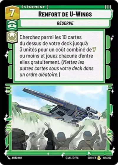 Renfort de U-Wings