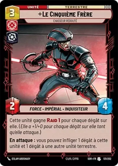 Le Cinquième Frère, Chasseur Redouté