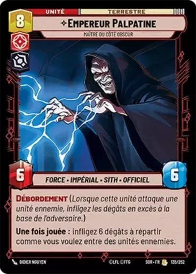 Empereur Palpatine, Maître Du Côté Obscur