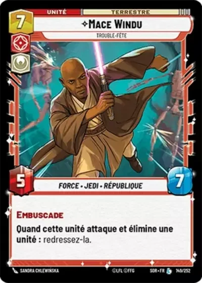 Mace Windu, Trouble-Féte