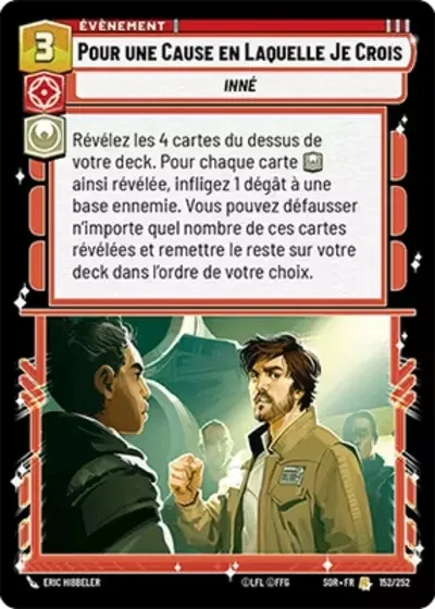 Pour une Cause en Laquelle Je Crois