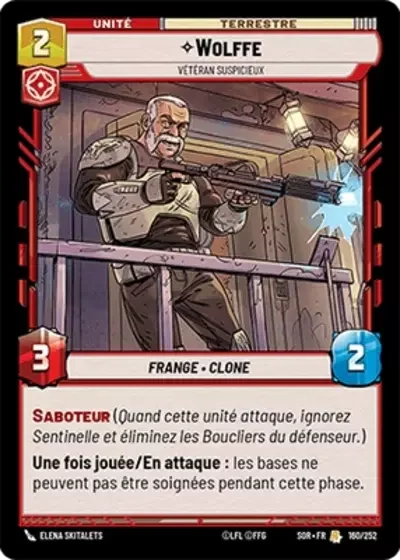 Wolffe, Vétéran Suspicieux