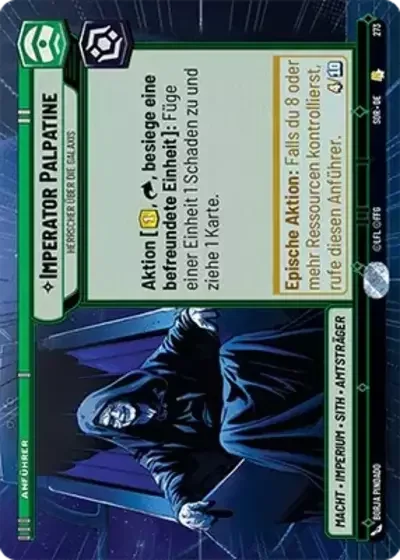 Empereur Palpatine Souverain Galactique