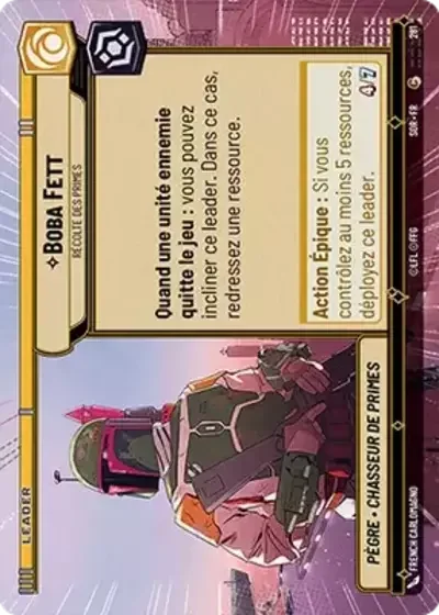 Boba Fett Recolte Des Primes