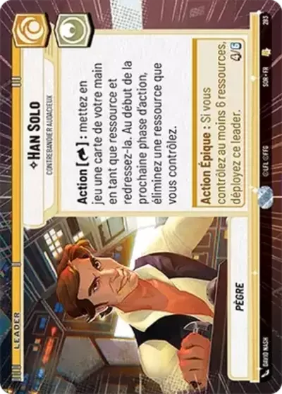 Han Solo Contrebandier Audacieux