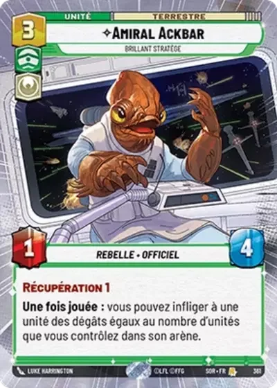 Amiral Ackbar Brillant Stratege