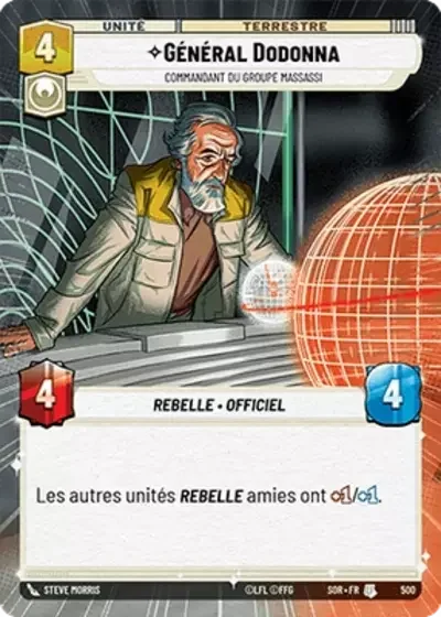 General Dodonna Commandant Du Groupe Massassi