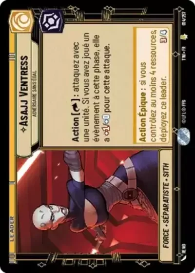 Asajj Ventress, Adversaire Sans Égal