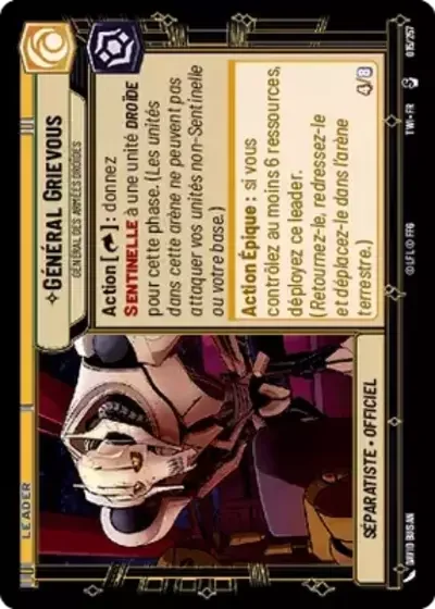 General Grievous General Des Armees Droides