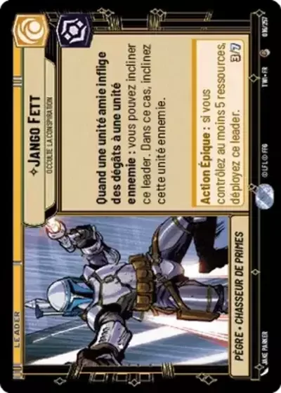 Jango Fett, Occulte La Conspiration