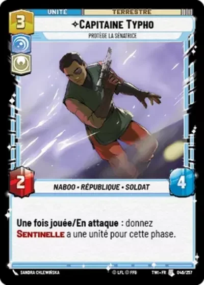 Capitaine Typho, Protège La Sénatrice