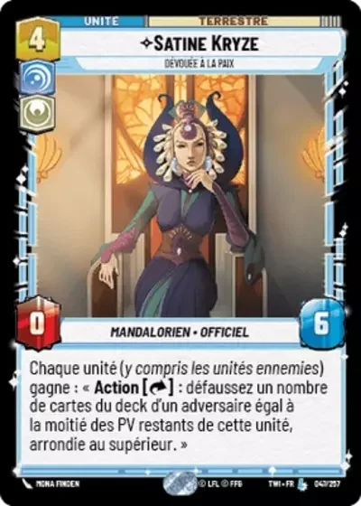 Satine Kryze, Dévouée À La Paix