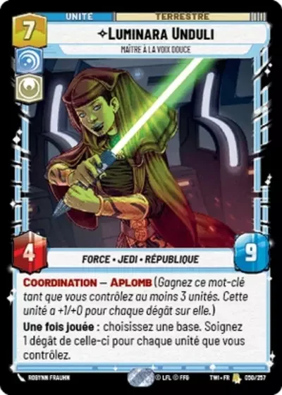 Luminara Unduli, Maître À La Voix Douce