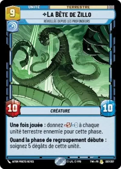 La Bête de Zillo, Réveillée Depuis Les Profondeurs