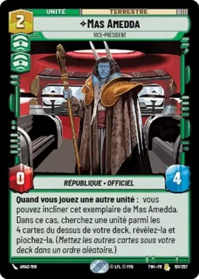 Mas Amedda, Vice-Président<Return>