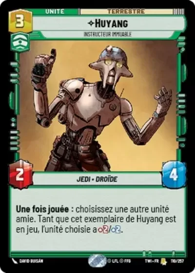 Huyang, Instructeur Immuable