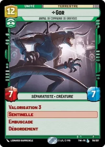 Gor, Animal De Compagnie De Grievous