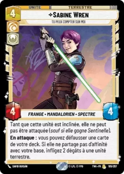 Sabine Wren, Tu Peux Compter Sur Moi