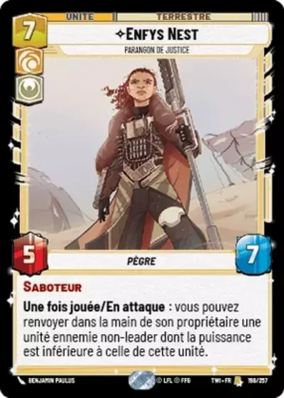 Enfys Nest, Parangon De Justice