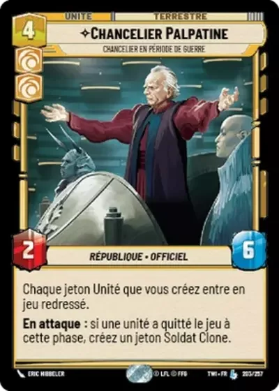 Chancelier Palpatine, Chancelier En Période De Guerre