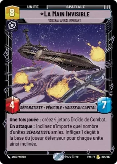 La Main Invisible, Vaisseau Amiral Imposant