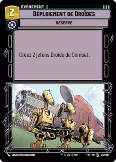 Déploiement de Droïdes