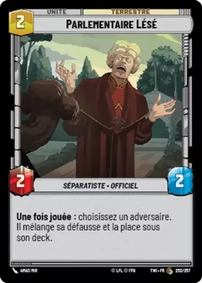 Parlementaire Lésé