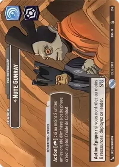 Showcase Nute Gunray Vice Roi Vindicatif