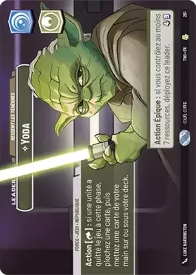 Showcase Yoda Ressent Les Tenebres