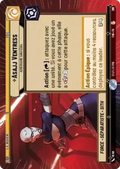 Hyperspace Asajj Ventress Adversaire Sans Egal