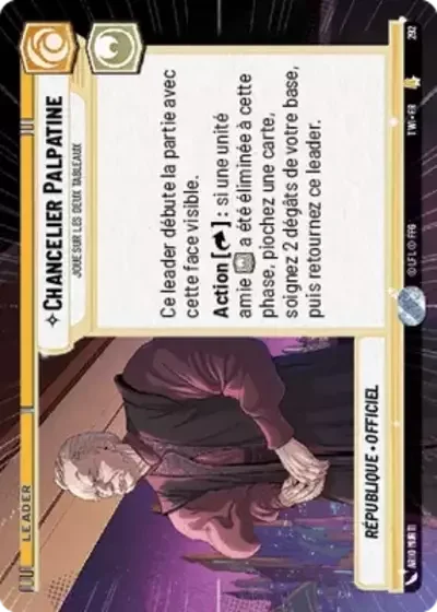 Hyperspace Chancelier Palpatine Joue Sur Les Deux Tableaux
