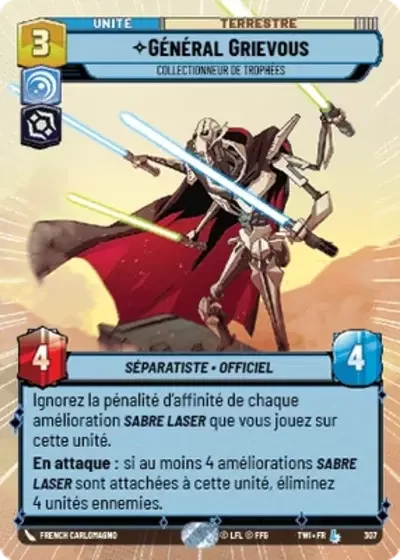 Hyperspace General Grievous Collectionneur De Trophees