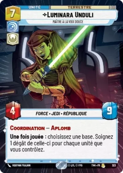 Hyperspace Luminara Unduli Maitre A La Voix Douce