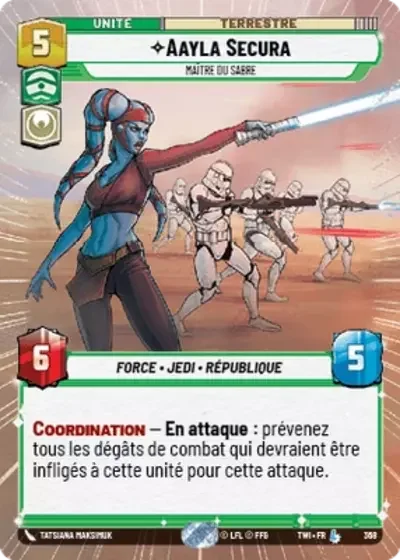 Hyperspace Aayla Secura Maitre Du Sabre