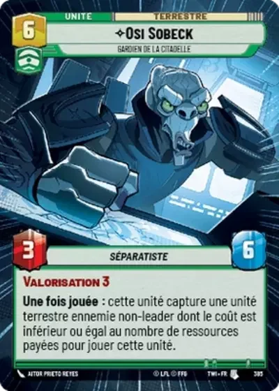Hyperspace Osi Sobeck Gardien De La Citadelle