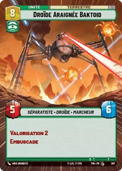 Hyperspace Droide Araignee Baktoid