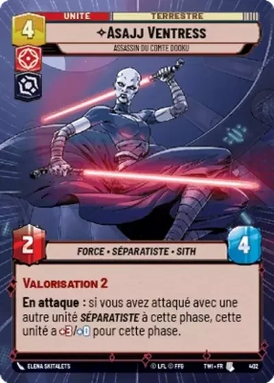 Asajj Ventress, Assassin Du Comte Dooku (Hyperespace)