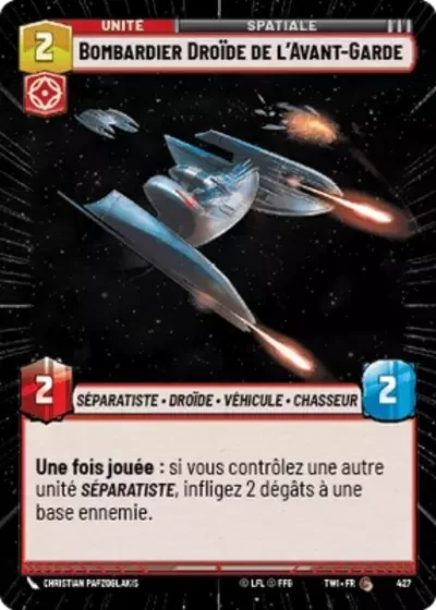 Hyperspace Bombardier Droide De Lavant Garde