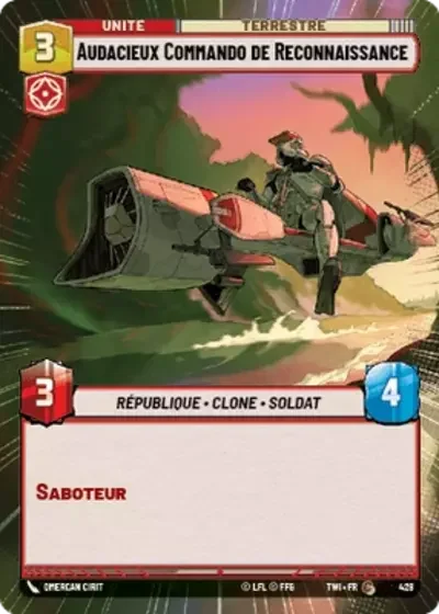 Hyperspace Audacieux Commando De Reconnaissance