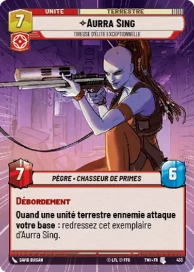 Hyperspace Aurra Sing Tireuse Delite Exceptionnelle