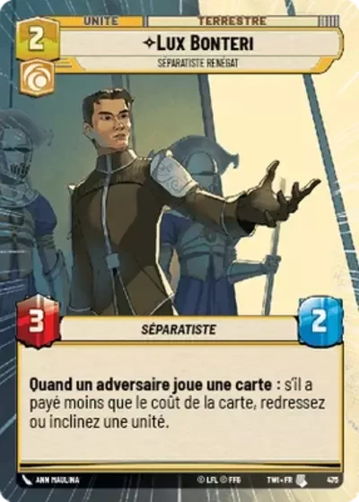 Hyperspace Lux Bonteri Separatiste Renegat