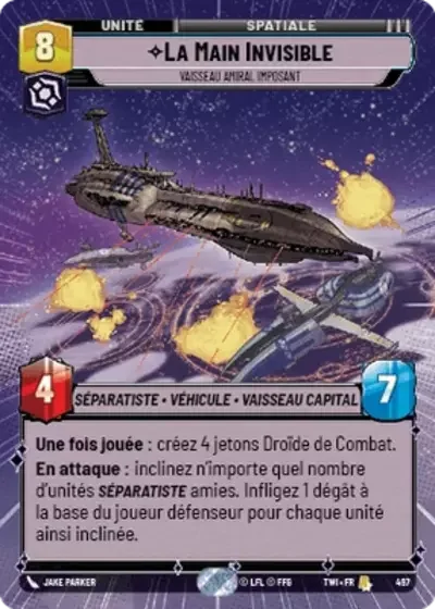 Hyperspace La Main Invisible Vaisseau Amiral Imposant