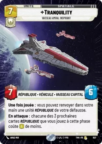 Hyperspace Tranquility Vaisseau Amiral Inspirant