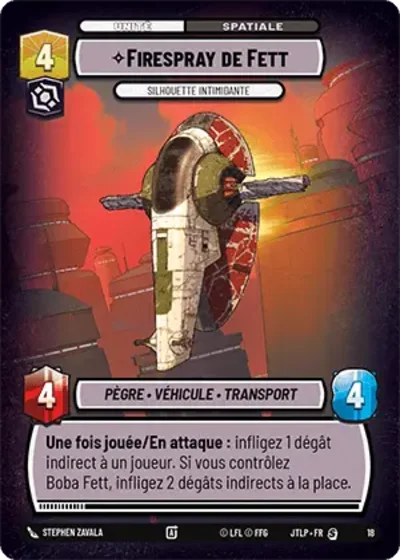 Weekly Play Firespray De Fett Silhouette Intimidante