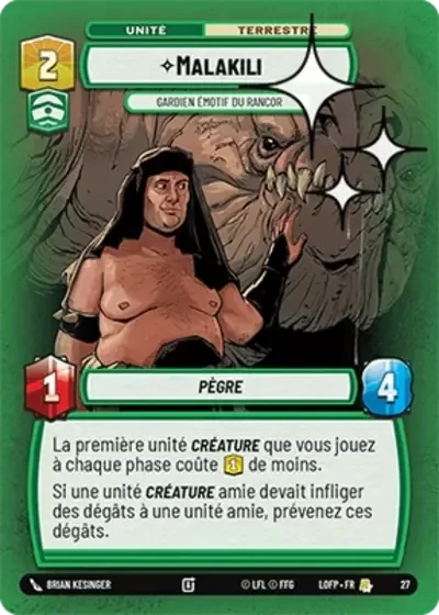 Weekly Play Foil Malakili Gardien Emotif Du Rancor