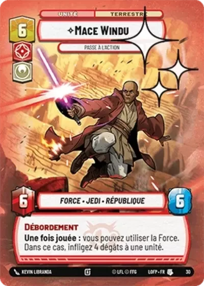 Weekly Play Foil Mace Windu Passe A Laction